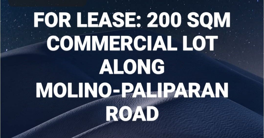 200 sqm Lot For Lease (long term) (Category: Commercial) located in Dasmarinas. Submitted by kei05 (Listing ID 1428670690, Image 1). Description: Inner lot along Molino Paliparan Rd Beside 7-eleven In front of Avida Sta Catalina 20 meters from Fuel Express For more details contact Kei 09991698232.