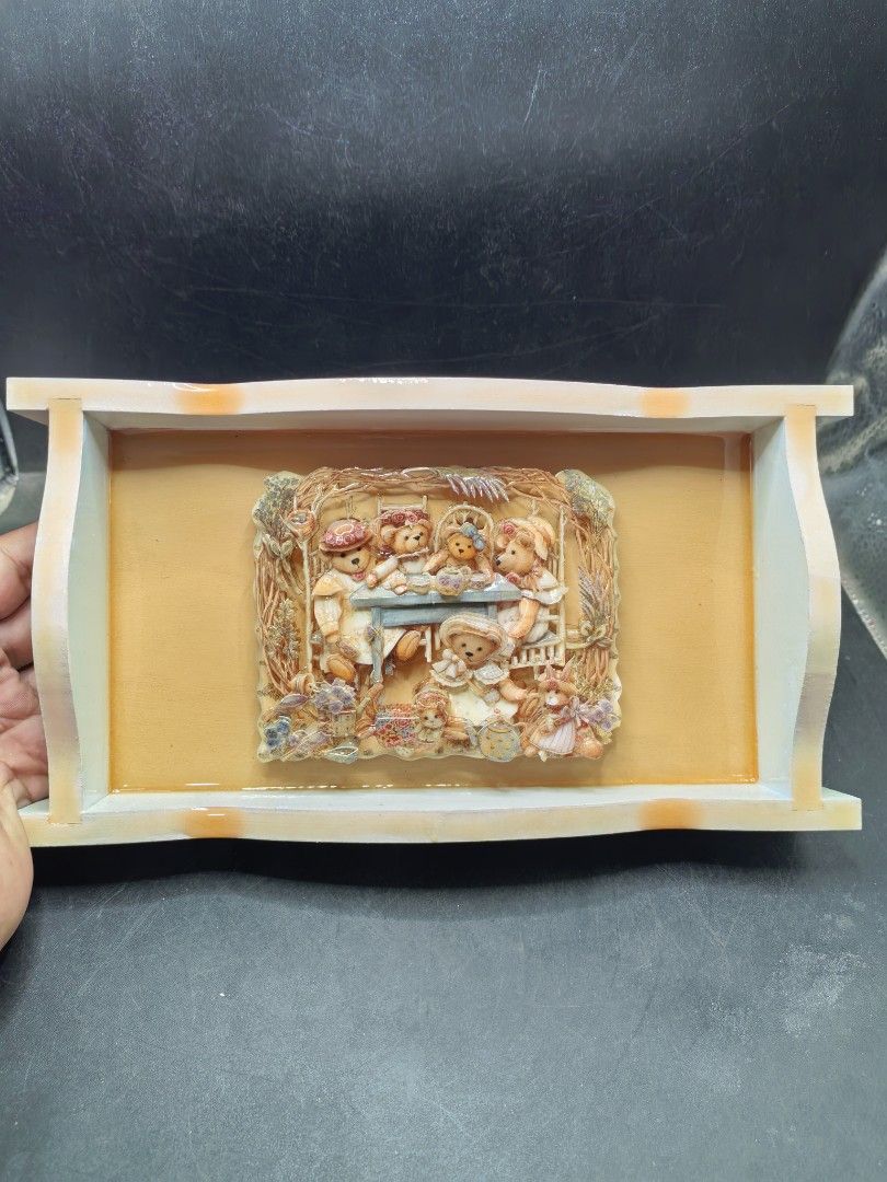 3D Wall Art (Category: Wall Decor) located in Cebu City. Submitted by dudes_villanueva (Listing ID 1428638184, Image 1). Description: 3D Wall Art 📌Depicting a scene of teddy bears having a tea. 📌Type: 3D Wall Plaque / Picture 📌In excellent condition. No Hook. L10xH5.25 in.