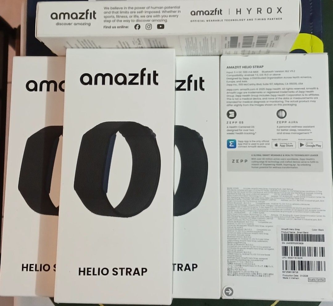 Amazfit Helio Strap (Category: Medical Supplies & Tools) located in Quezon City. Submitted by proteinpancake (Listing ID 1412618308, Image 2). Description: * Accepting pre-order * Deposit of 1.5k thru gcash/bank transfer * Imported item, 2 to 3 weeks delivery time.
