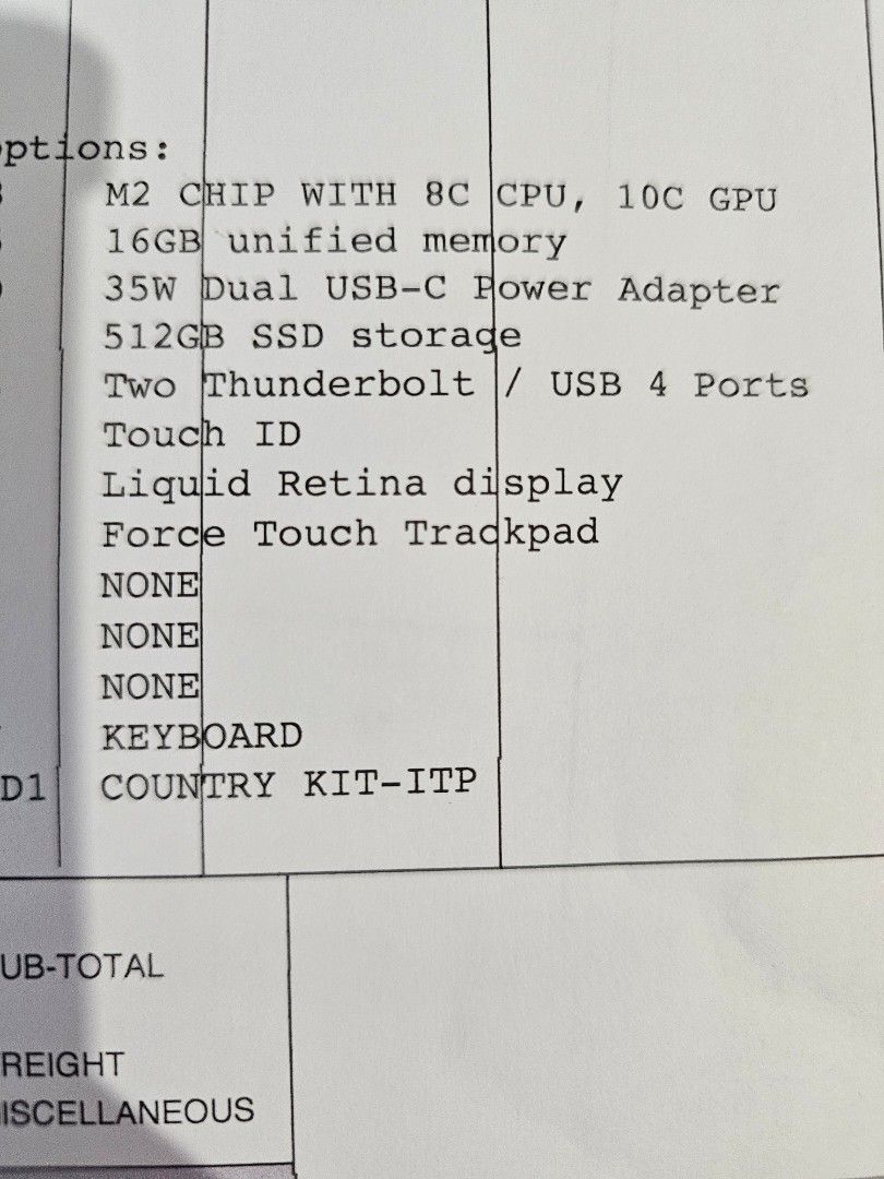 Apple MacBook Air 15-inch412362044290508805