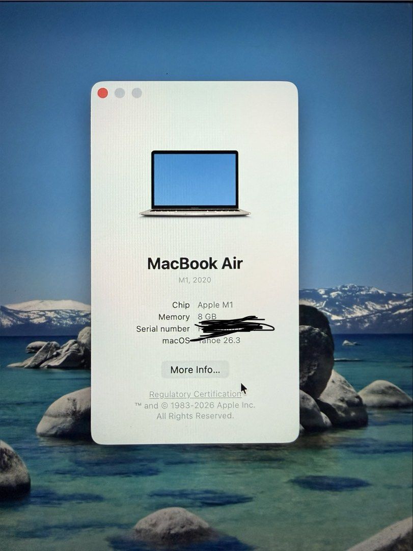 Apple MacBook Air M1 2020 - 8GB RAM412408643732131849