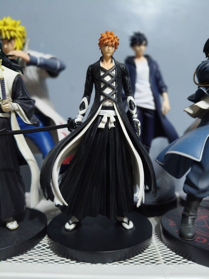 Bleach figures (Category: Figurines & Statues) located in Quezon City. Submitted by janney07 (Listing ID 1428690499, Image 1). Description: Ichigo 700 Byakuya 450.