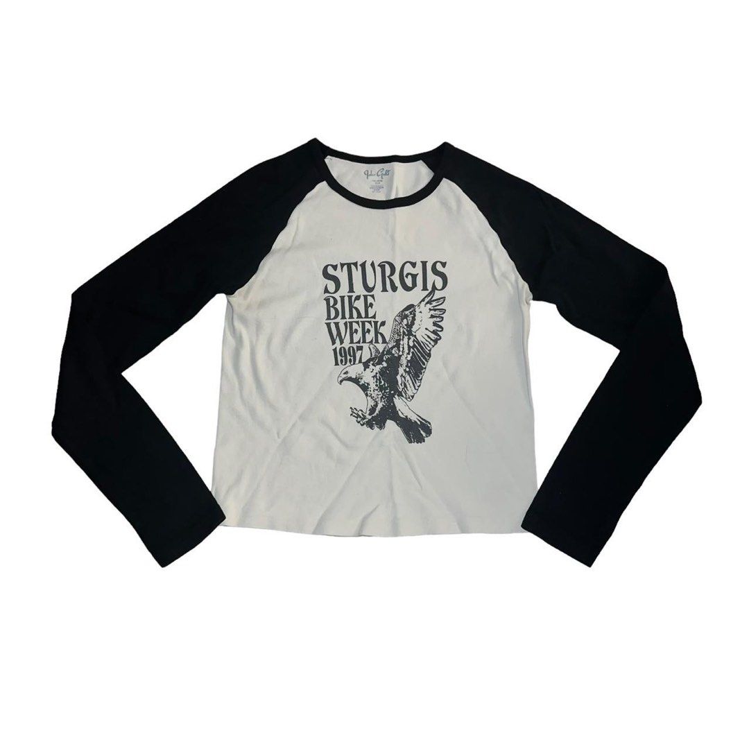 (RARE) Brandy Melville bm- Bella Graphic sturgis bike week long sleeve （分類：長袖衫）位於 Hong Kong。 由 blosssom 提交（商品編號 1428607884，圖片 3）。簡介： -wore once only, in good condition -100% authentic 。
