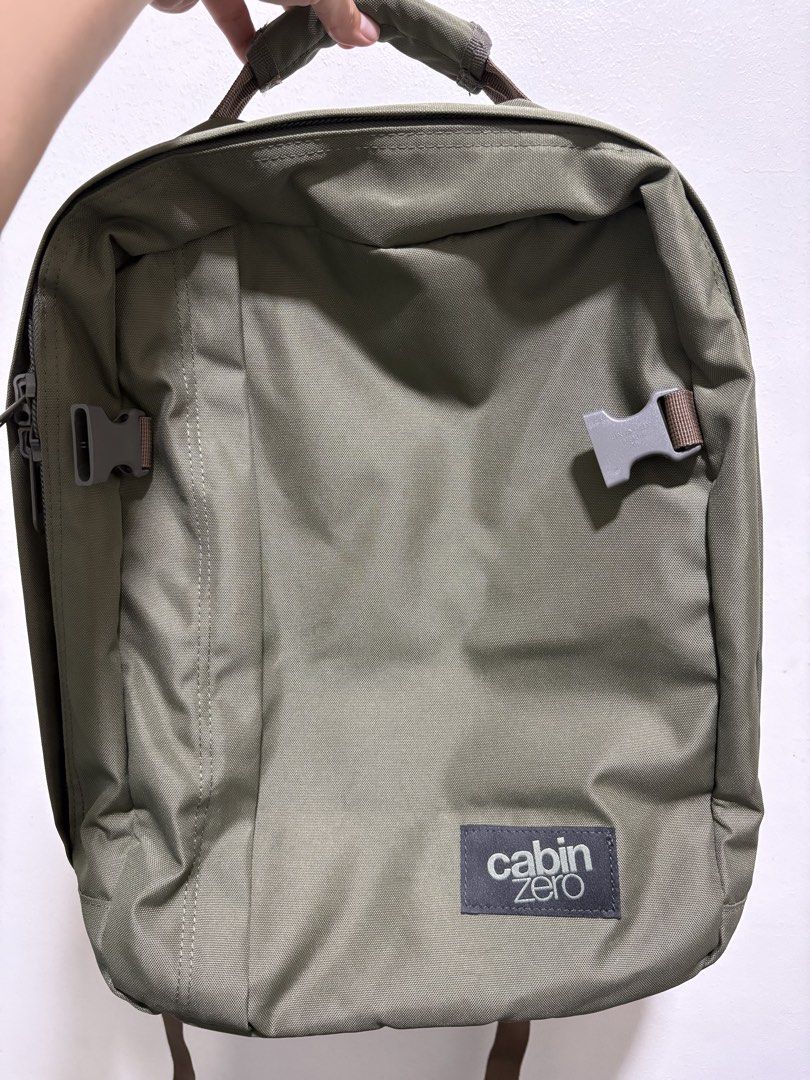 Cabin Zero Georgian Khaki (Category: Backpacks) located in Manila. Submitted by hydroleus (Listing ID 1428748566, Image 1). Description: Bought a bigger Cabin Zero bag..