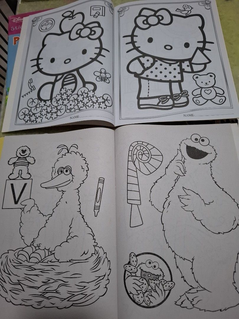 Children's activity n storyBooks - Elmo, Winnie the Pooh, Numbers ...