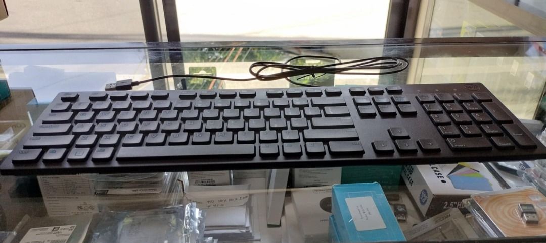 Dell Keyboard Original (Category: Computer Keyboard) located in Pateros City. Submitted by edzteofren28 (Listing ID 1428611725, Image 2). Description: Available!!! Dell Keyboard Php 200.00 / each Black USB keyboard with a full-size layout, including a number pad. It has a USB connector. The keyboard is black. The keyboard is wired. Pateros Location PM for inquiries .