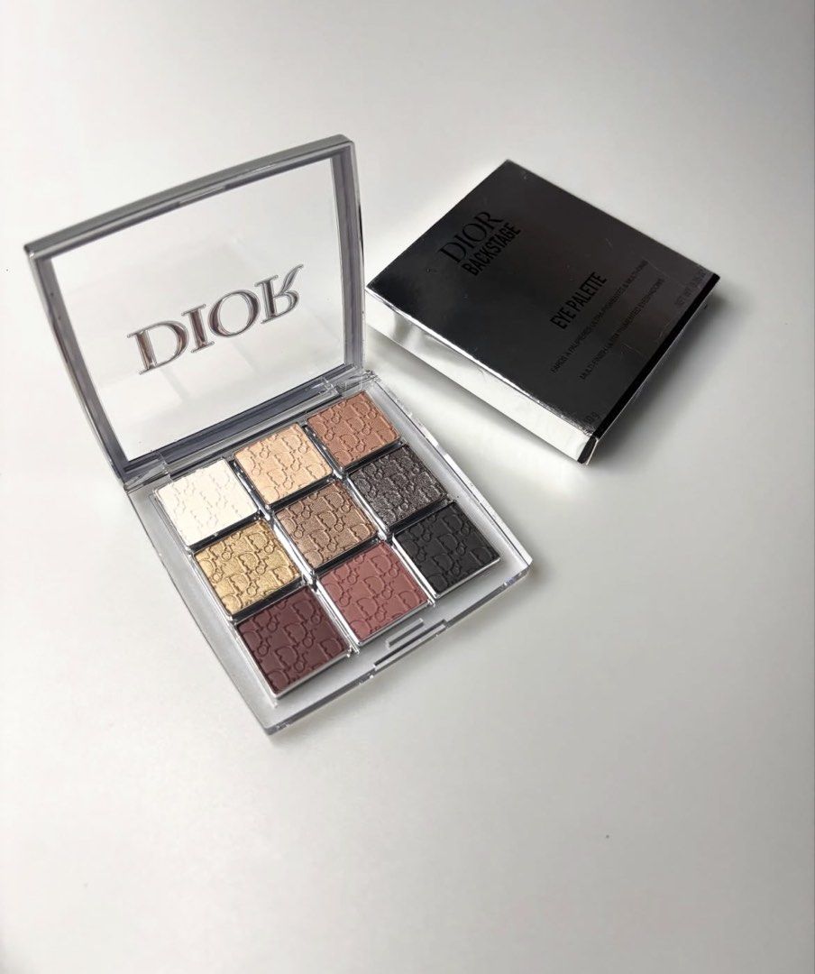 Dior Backstage Eye Palette (Category: Makeup) located in Bulacan. Submitted by shopwithme_23 (Listing ID 1428753478, Image 2). Description: ✅💯authentic (money back guarantee if proven fake) ✅with box Shade: 002 Smokey Essentials.