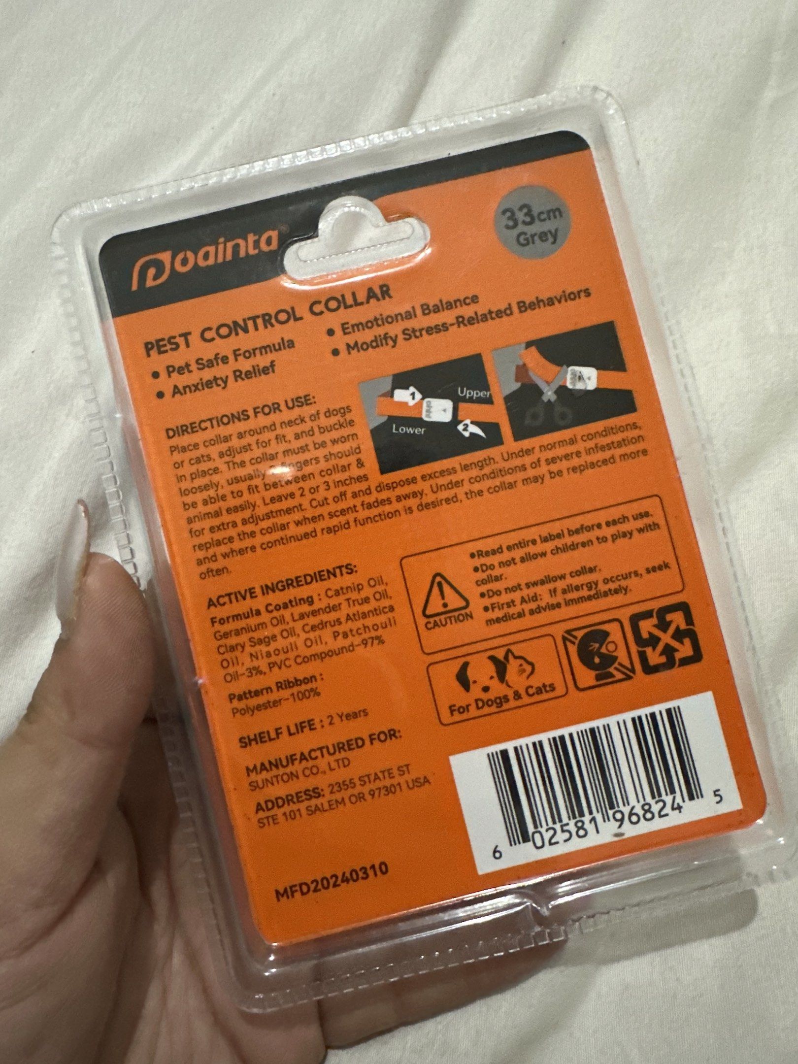 Doainta Pest Control Collar for Dogs & Cats (Category: Homes & Other Pet Accessories) located in Manila. Submitted by salmongirl88 (Listing ID 1428612194, Image 2). Description: .