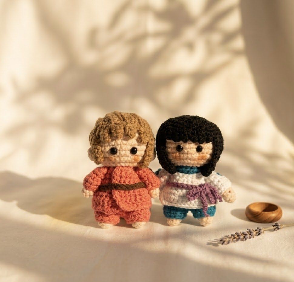 Handmade Crochet Spirited Away Dolls (Category: Handmade Craft) located in Pateros City. Submitted by bernadette07015 (Listing ID 1426954550, Image 1). Description: Handmade with love , selling this for 150.00 each can be bought as set for 400.00 , can do customized but with additional fee of 50.00 (4inches height ) .