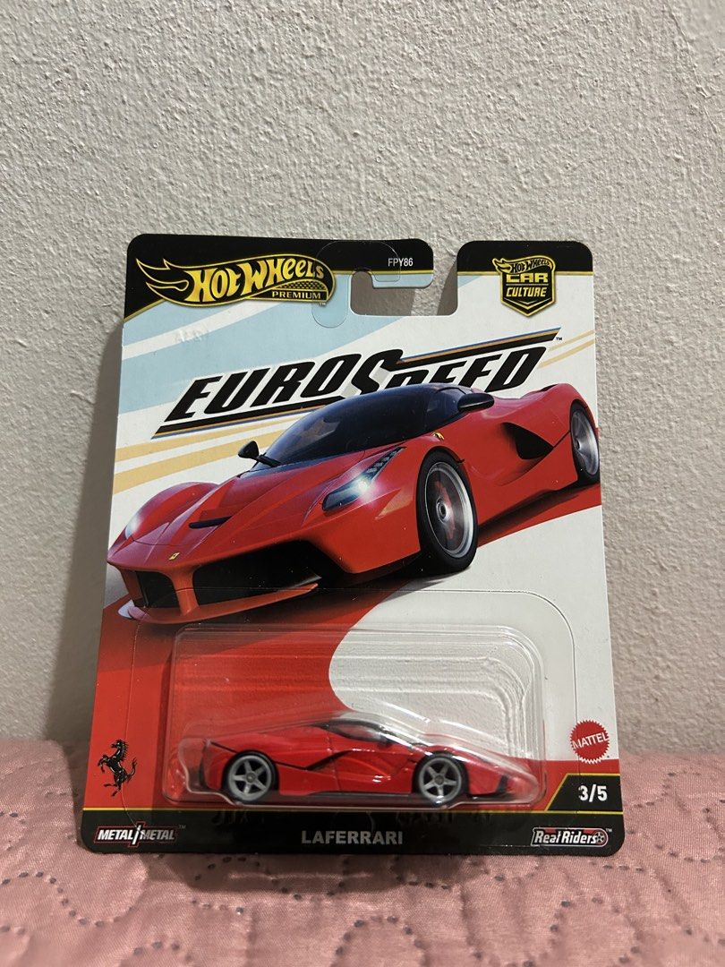 Hot Wheels Premium Euro Speed LaFerrari (Category: Vehicle & Diecast Models) located in Manila. Submitted by collincocswll (Listing ID 1428642477, Image 1). Description: Ferrari Euro Speed Ferrari - Premium Condition - mint Price 900 firm price with 1 free matchbox or hotwheels I prefer meet-ups so you can personally inspect the condition of the set. However, I can also ship via Lalamove at the buyer’s expense..