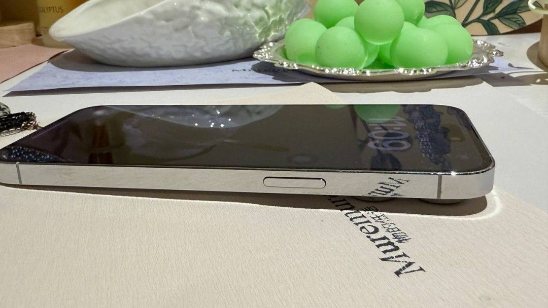 iPhone 14 Pro Max — 1TB (Category: iPhone 14 Series) located in Taguig. Submitted by ohhhs (Listing ID 1428724339, Image 3). Description: 📱 iPhone 14 Pro Max — 1TB Version • Model: MQ833Z/A (Common model in Middle East/Hong Kong versions) • Capacity: 1.02 TB (Top-of-the-line) • Battery Health: 89% • Appearance: Virtually undamaged, glossy silver frame • Screen: No cracks • Account unlocked, normal use.