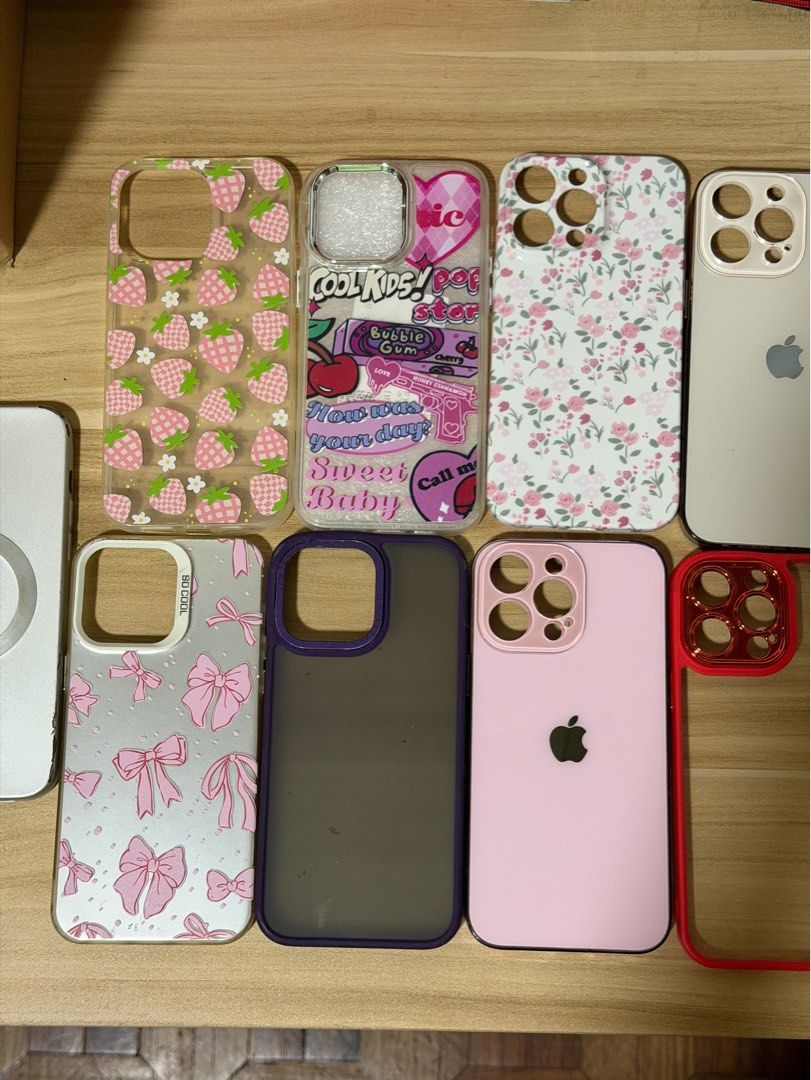 Iphone 14 Pro Max Case (Take all for 400) (Category: Cases & Sleeves) located in Paranaque City. Submitted by prelovedofpauuu (Listing ID 1428628686, Image 1). Description: Take all for 400. * Shipping will be shouldered by the buyer * MOP: GCASH, MAYA, MARIBANK, UNIONBANK or BPI ‼️STRICTLY NO RETURNS, REFUNDS, AND CANCELLATIONS‼️ Please send the following Name: Contact No: Full Address (including barangay): - SF will be directly paid to the cour