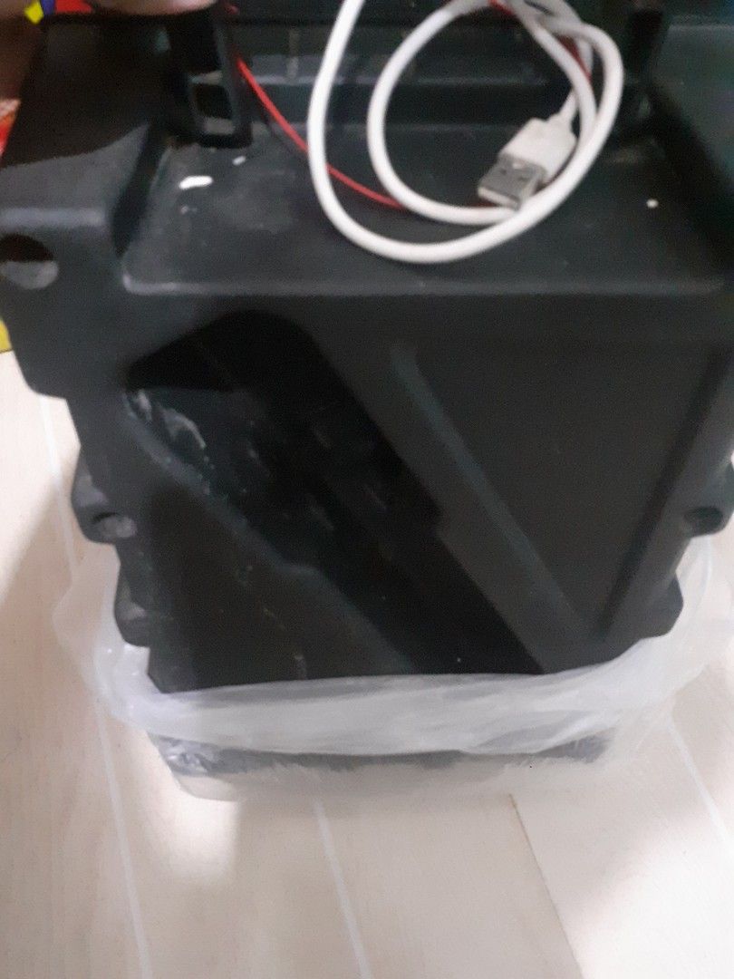 Kuku K-1090 Wireless Speaker with Microphone (Category: Soundbars, Speakers & Amplifiers) located in Lipa City. Submitted by newriver_a7c3ea (Listing ID 1428686615, Image 2). Description: Listing includes a Kuku K-1090 wireless speaker with a microphone. The speaker has multiple input options and a digital display. It also features LED lights. The speaker is black and has a built-in handle for easy carrying. The images also show other speakers, i
