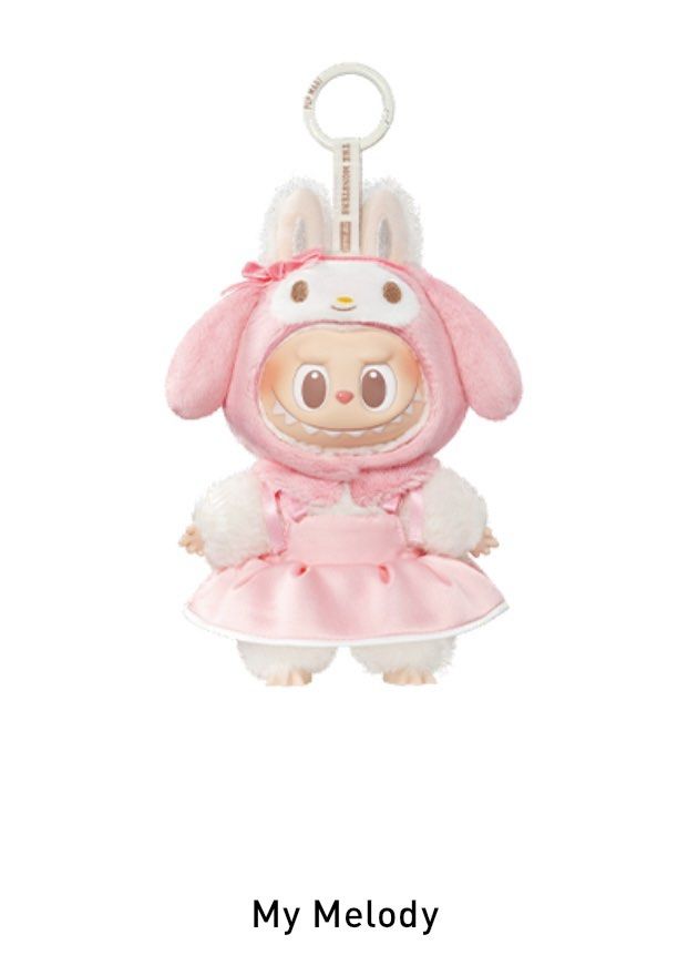 LABUBU x SAN RIO My Melody Plush (Category: Plushies & Soft Toys) located in Quezon City. Submitted by mireillon (Listing ID 1428699666, Image 1). Description: LABUBU X SAN RIO My Melody - Pop Now Sealed - stbo - complete inclusions loc: qc/upm mop: gcash/bpi mod: sdd.