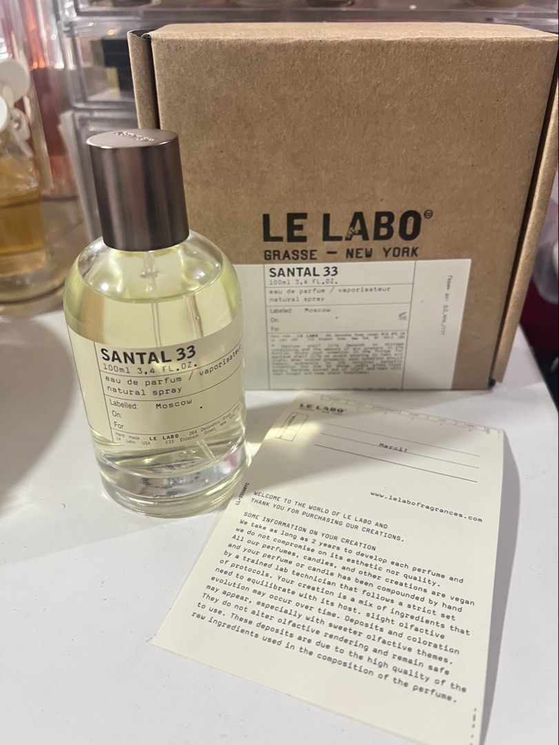 Le Labo Santal 33 (Category: Fragrance & Deodorants) located in Las Pinas. Submitted by gmonteros (Listing ID 1425962040, Image 1). Description: Tester Perfume.