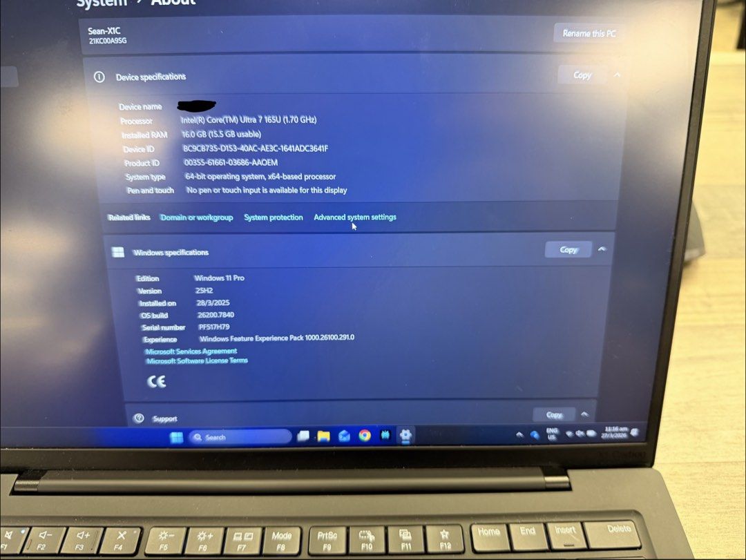 Lenovo ThinkPad X1 Carbon Gen 12 Laptop412407856869550083