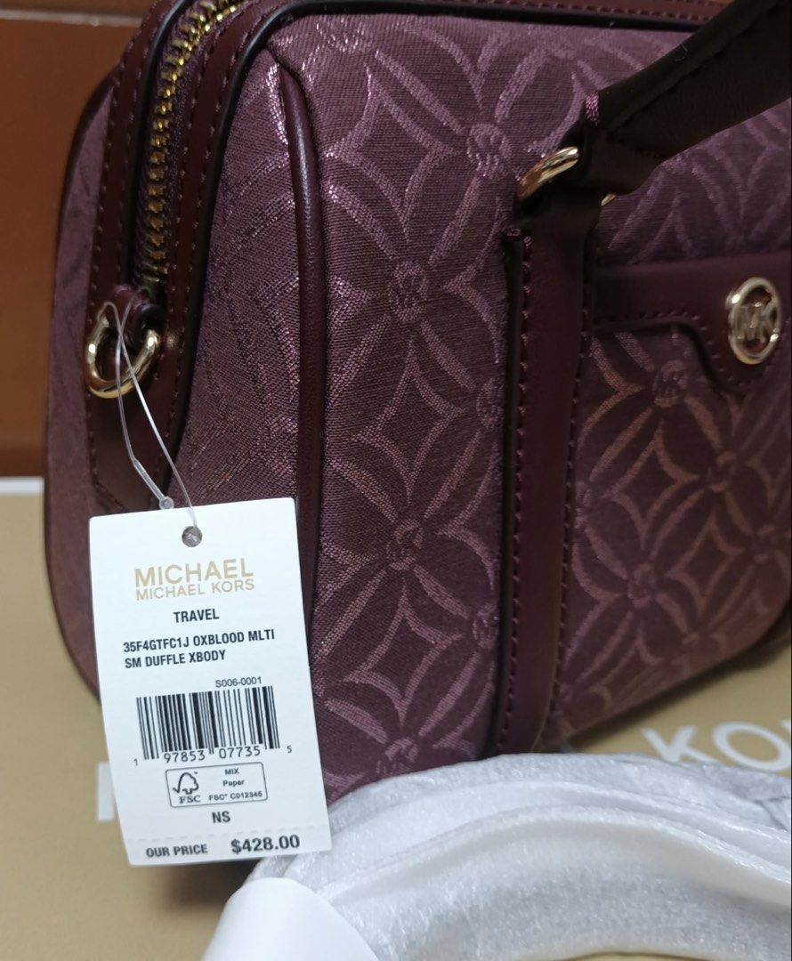 Michael Kors Bag Sale (Category: Luxury Bags & Wallets) located in Marikina City. Submitted by mommymishy (Listing ID 1428753091, Image 2). Description: Small duffle bag 3800 only! from 🇺🇸 original brand new.