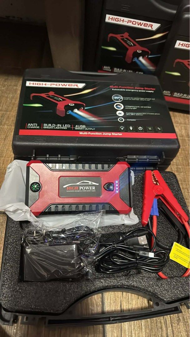 Multi-Function Car Jump Starter 12V Jump Start Emergency Power Bank 99800MAH (Category: Everything Else Others) located in Taguig. Submitted by _ercmaeee (Listing ID 1428790840, Image 1). Description: .