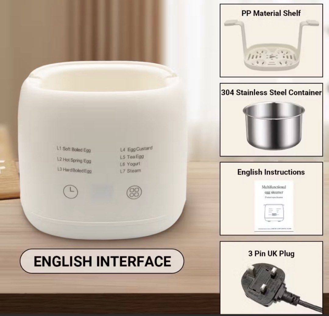 Multifunctional Egg Steamer - 6 Cooking Modes440894423523010564