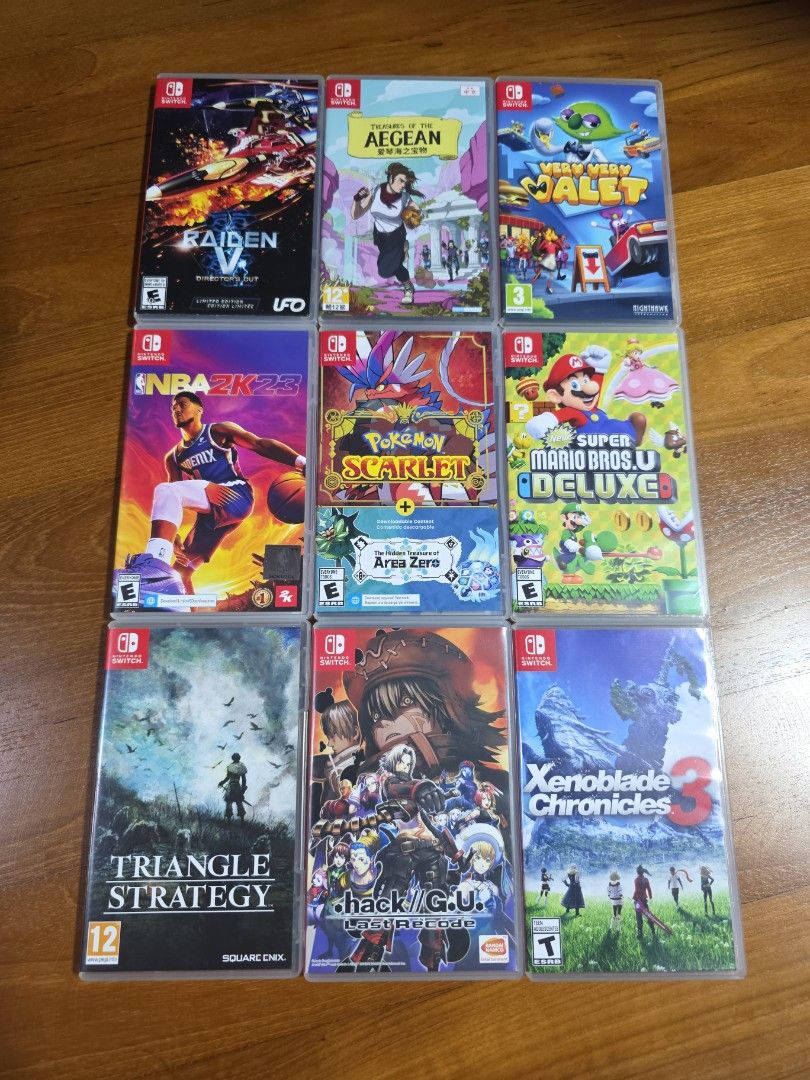 Nintendo Switch - Raiden V / Treasures of the Aegean / Very Very Valet ...