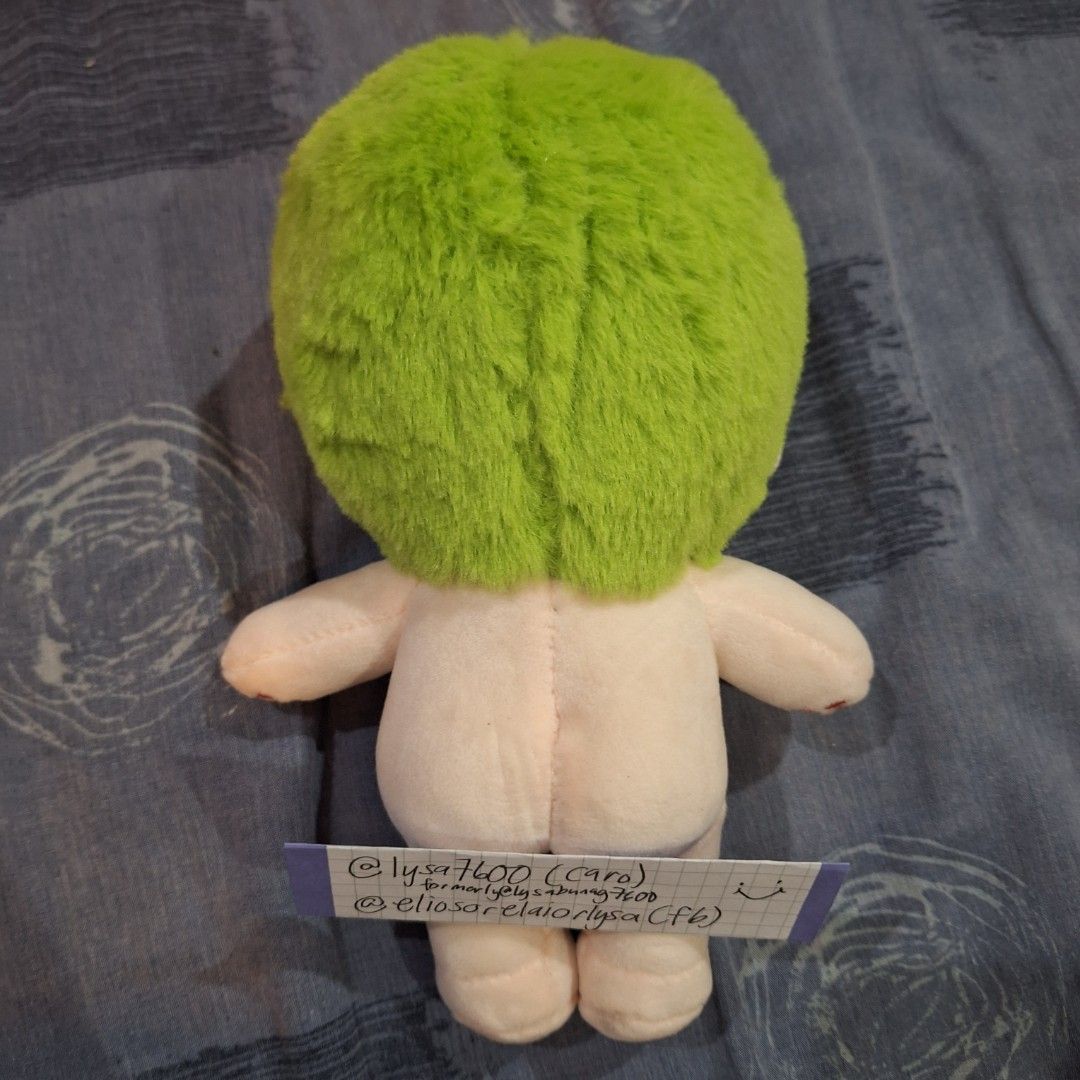 [NU: CARNIVAL] Olivine Plushie (Category: Plushies & Soft Toys) located in Quezon City. Submitted by lysa7600 (Listing ID 1428769089, Image 2). Description: NU:CARNIVAL / NU CARNIVAL OLIVINE PLUSHIE » Fan merch! » My first Nu Carni plushhh, can trade for a Blade plushie tho :0 » No clothes, doll only! (20cm) » What you see is what you get, would need a good wash »» Has no stains, no smell (tested), just very loved :( » PAYO: 600 »» Forgot origina