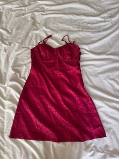 open lace back dress Delamere Mini Dress Pink main image 1