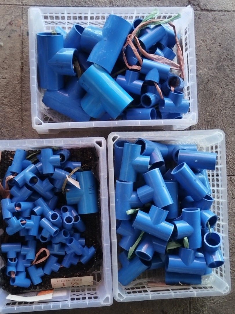 45% OFF - PVC Pipe Fittings Assortment (Category: Construction & Building Materials) located in Iloilo. Submitted by pinspirewitha (Listing ID 1428666737, Image 3). Description: 💥 TAKE-ALL CLEARANCE: 45% OFF PVC FITTINGS! 💥 ​Clear out our stock and save big on your next plumbing job! Get 45% OFF the base price when you buy all remaining stock for any fitting and size. ​How it works: ​Pick your fitting and size (Elbows, Tees, Couplings, etc.). ​