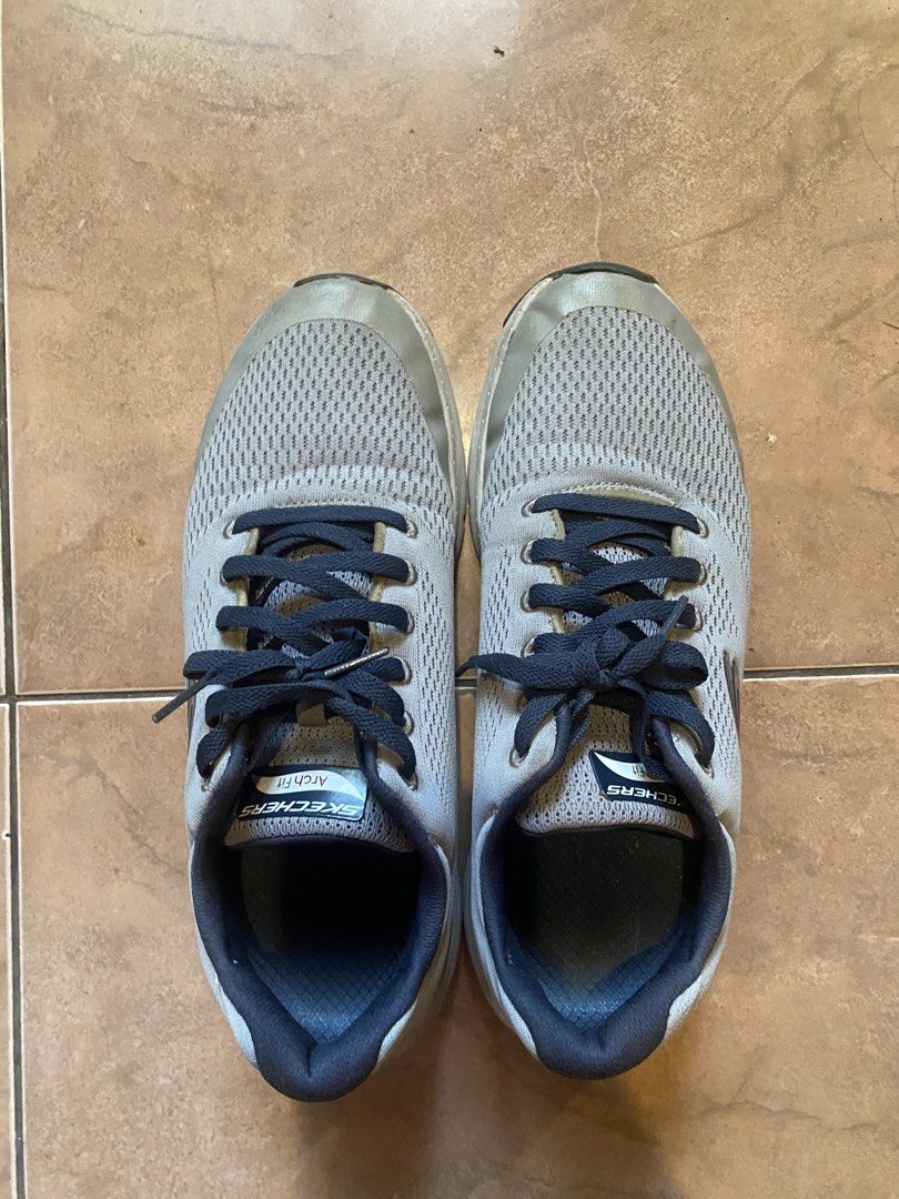 Skechers Arch Fit Gray Sneakers (Category: Sneakers) located in Davao. Submitted by alios_08 (Listing ID 1428652348, Image 1). Description: Rarely used it. RFS: Not used anymore.