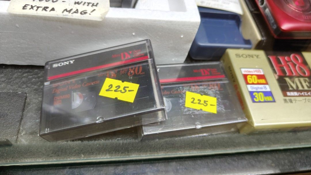 Sony Mini DV Digital Video Cassette (Category: Video Cameras) located in Manila. Submitted by rossinicalabig (Listing ID 1425074523, Image 1). Description: 225 Pesos EACH Sony Mini DV Digital Video Cassettes. Each cassette offers 120 minutes of recording time in LP mode and 80 minutes in standard mode. Made in Japan. Check & pickup at our studio in Sta.Mesa Mla..
