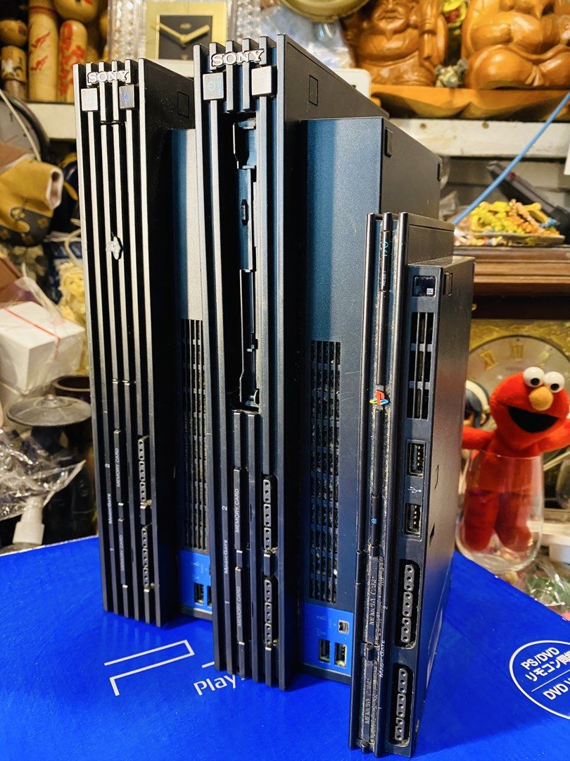 Sony PlayStation 2 & PlayStation 1 Consoles (Category: PlayStation) located in Bacolod City. Submitted by jeffreyhue19895 (Listing ID 1428665497, Image 3). Description: Play Station 1 & 2 Japan🇯🇵 Working & may power lahat na units Inclusion below: 1 unit ps2 slim 2 PS2 1 PS1 Dual Shock 3 original power cord 3 original av cable 3 memory card ₱5,500 for Take all.