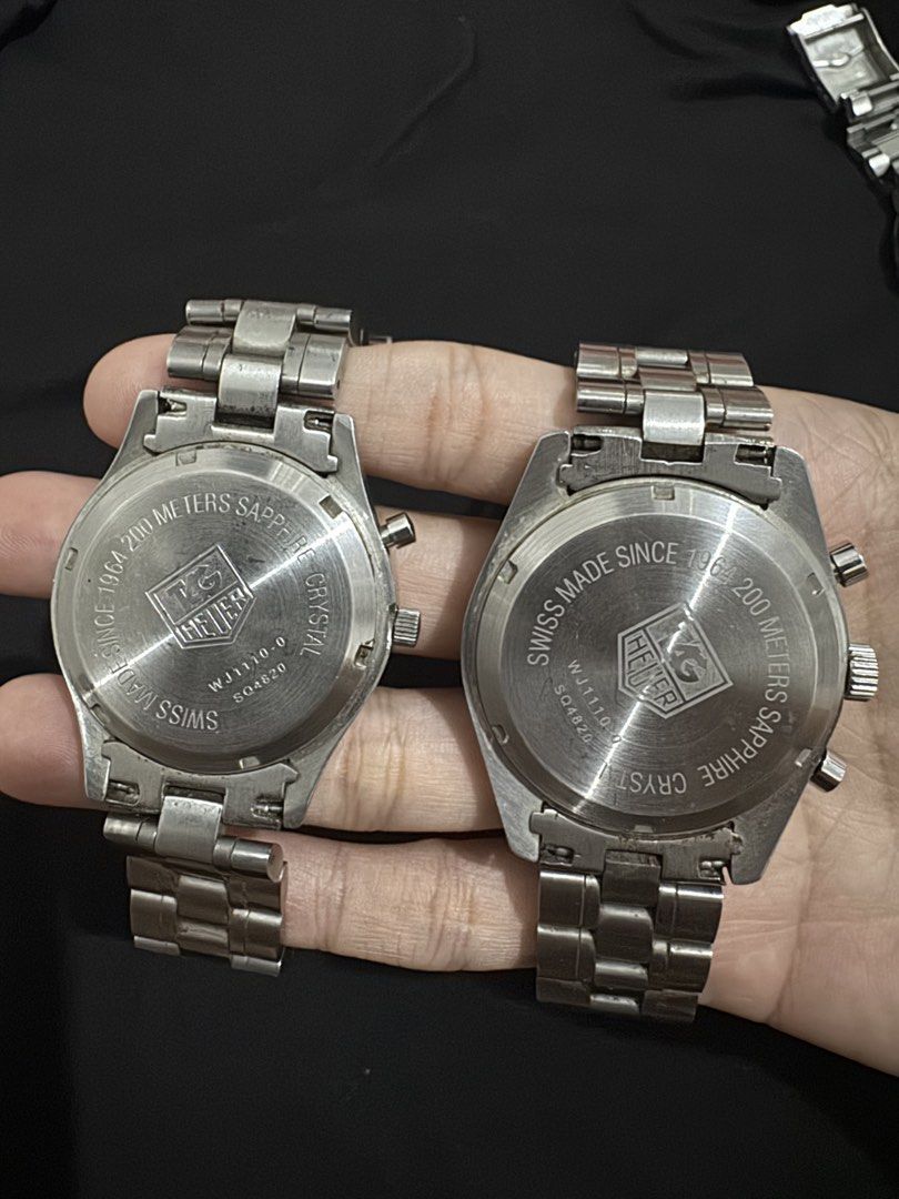 Tag Heuer Carrera Chronograph Watch (Category: Men's Watches) located in San Carlos. Submitted by styflks (Listing ID 1428663848, Image 2). Description: HIS/HERS legit sira strap lock both paayos niyo nalang no battery.
