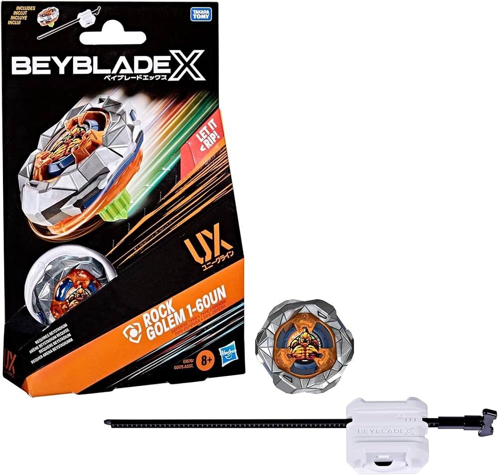 Takara Tomy BEYBLADE X UX-13 石頭巨人1-60UN 戰鬥陀螺, 玩具收藏品