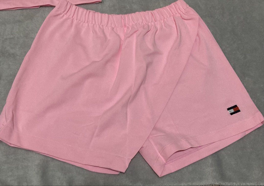 Tommy Hilfiger Pink Shorts Set (Category: Babies & Kids Fashion) located in Quezon City. Submitted by calixboy (Listing ID 1428608134, Image 3). Description: Brandnew Tommy Hilfiger set (Made in Vietnam) Size 11T on tag (runs small good for 6-8y) 280php Payment via Gcash/bank transfer Pick-up/Lalamove only .