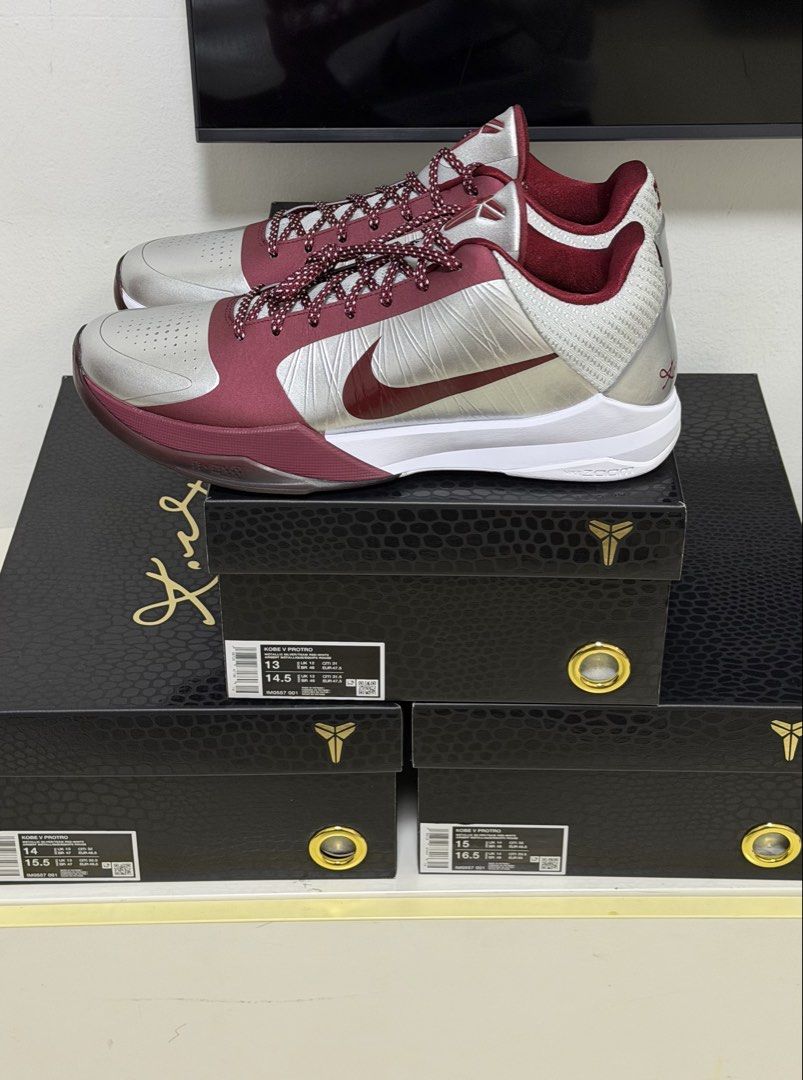 [US 14] Nike Kobe 5 Protro Lower Merion Aces, Men's Fashion, Footwear ...