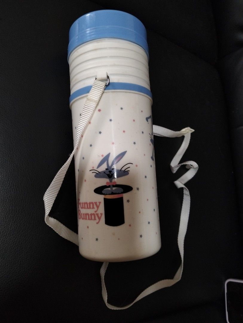 Vintage Bugs Bunny Water Bottle with Strap465820811128350720