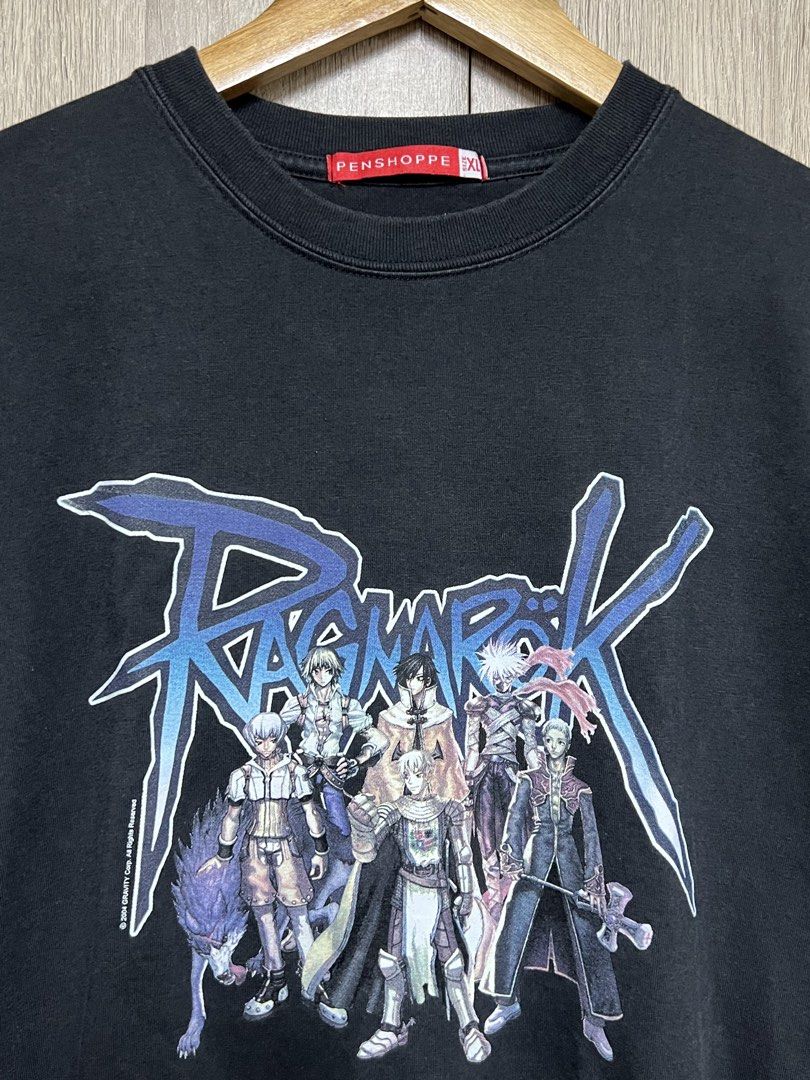 Vintage Y2k Ragnarok Online Game Tee (Category: Tshirts & Polo Shirts ) located in Pateros City. Submitted by basboi (Listing ID 1428726258, Image 3). Description: Ragnarok Size: XL (22W 30L) Penshoppe tag.