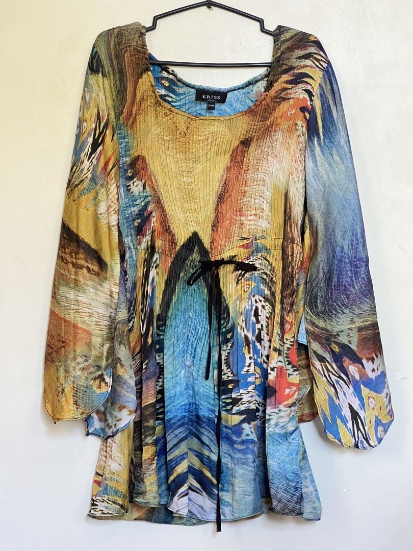 Whimsy Boho fairycore Cottagecore Y2k Dress (Category: Blouses) located in Manila. Submitted by alingmads (Listing ID 1428665965, Image 1). Description: Can fit S to L Very very soft flowy cloth.