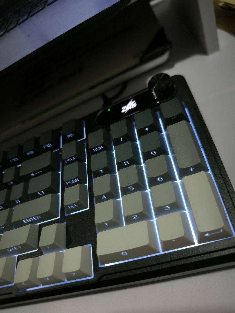 Zeus V108 RBG Wired Gaming Keyboard (Category: Computer Keyboard) located in San Mateo. Submitted by hanskeejj (Listing ID 1428784589, Image 3). Description: USED ONCE. I can't see from my screen if I'm using a keyboard. I realized it's not for me. The keyboard is great though. Has lights. You can select the color/rgb and intensity of the colors. I bought two, one is used by my sister. Bought at 759. Selling for 600..