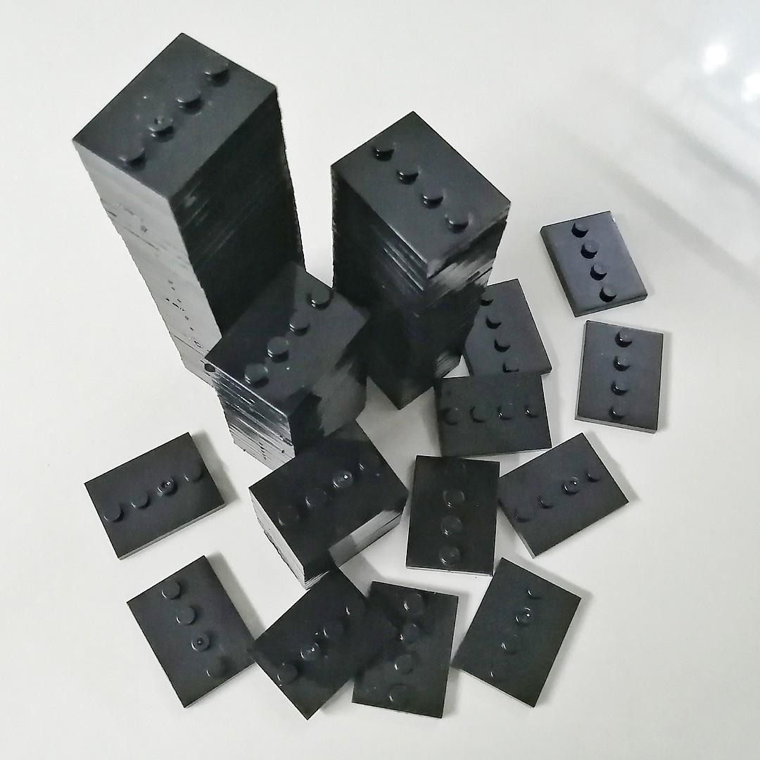 100 Pcs. Lego Compatible Minifigure Base Plates, Hobbies & Toys, Toys ...