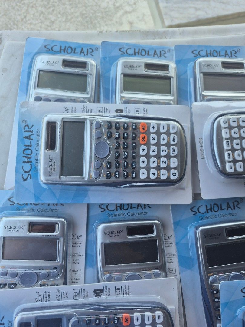 15 pcs scientific calculator for take all (Category: Stationery & School Supplies) located in Paranaque City. Submitted by isay_virtualstore (Listing ID 1428803777, Image 3). Description: 15 pcs scientific calculator for take all solar and battery powered never used .