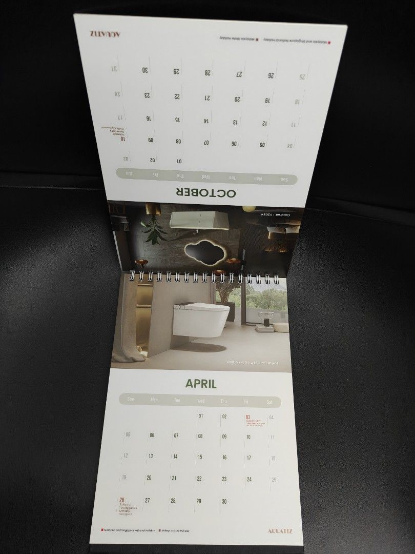 2026 Running Horse Chinese Calendar / Premium Modern Bathroom Design ...