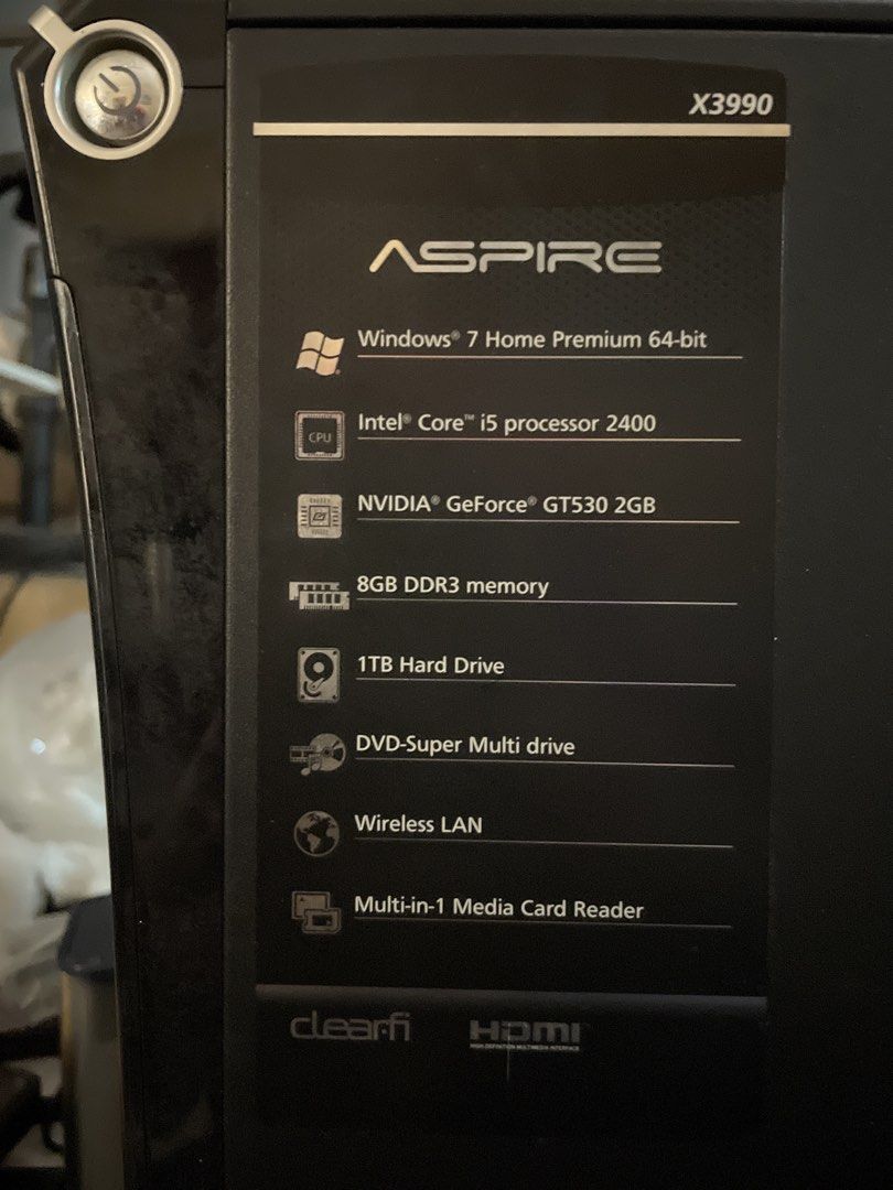 Acer Aspire X3990 Desktop PC