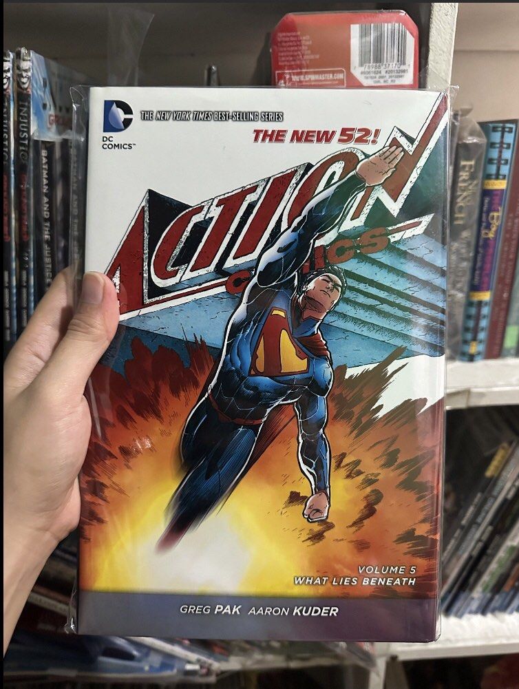 Action Comics Vol. 5: What Lies Beneath (Category: Comics & Manga) located in Binan City. Submitted by elf.0000 (Listing ID 1428923181, Image 1). Description: P550.00 plus sf Hard cover Payment via gcash Ship thru j&t.