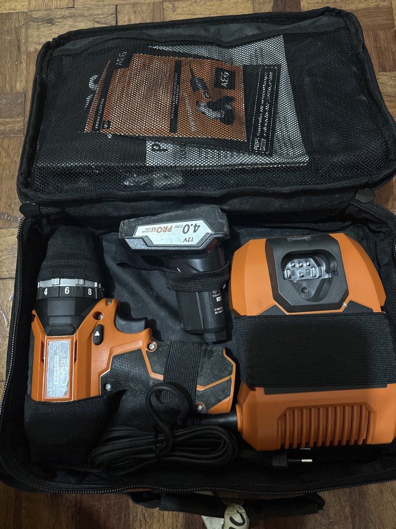 AEG Germany Cordless Drill Set (Category: Construction Tools & Equipment) located in Baguio. Submitted by yham2k18 (Listing ID 1428963048, Image 1). Description: .