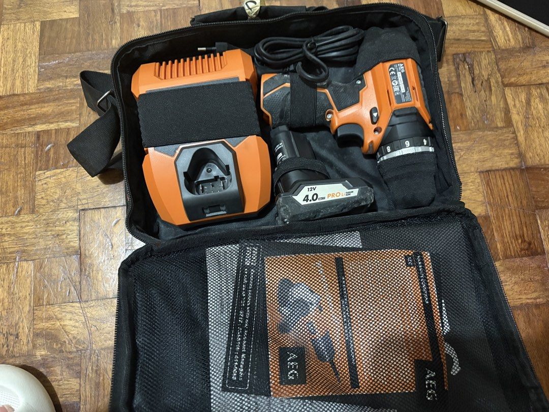 AEG Germany Cordless Drill Set (Category: Construction Tools & Equipment) located in Baguio. Submitted by yham2k18 (Listing ID 1428963048, Image 2). Description: .