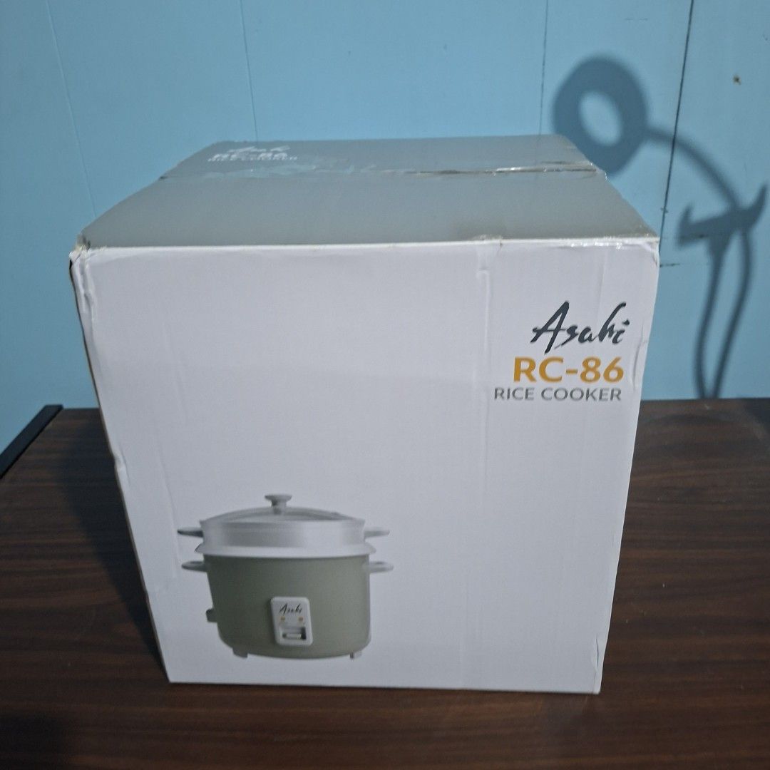 Asahi rice cooker steamer (Category: Cookware & Accessories) located in Pasig City. Submitted by last_price_posted (Listing ID 1428869964, Image 2). Description: This is available as long as this is posted/visible listing. You may message me with the answer to the following questions once you are fully decided to purchase, should you need further thinking and canvassing you may just save the listing for future reference. 1. Will you be personally