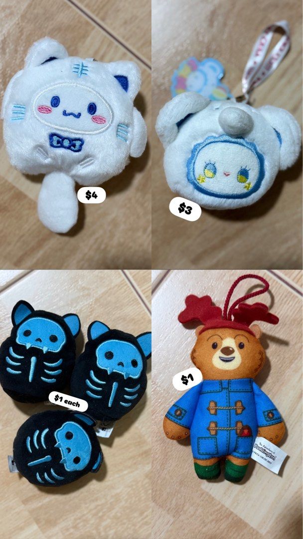 Assorted items (Category: Character Goods) located in Singapore. Submitted by rawrrrdino (Listing ID 1428927563, Image 4). Description: 📦 Mailing: $3 🚫 No meet-ups.