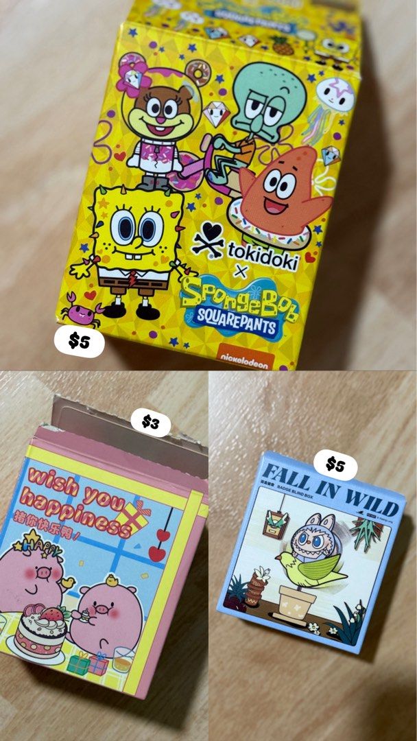 Assorted items (Category: Character Goods) located in Singapore. Submitted by rawrrrdino (Listing ID 1428927563, Image 2). Description: 📦 Mailing: $3 🚫 No meet-ups .
