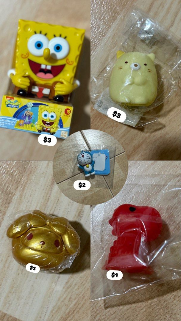 Assorted items (Category: Character Goods) located in Singapore. Submitted by rawrrrdino (Listing ID 1428927563, Image 5). Description: 📦 Mailing: $3 🚫 No meet-ups.