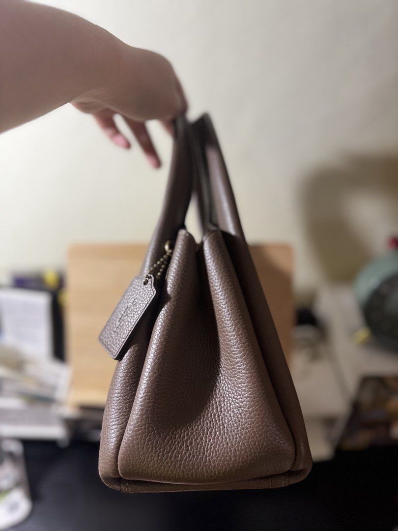Authentic Coach Lana 23 (Category: Luxury Bags & Wallets) located in Cebu City. Submitted by mandy.o90 (Listing ID 1428847824, Image 3). Description: Coach Lana 23 Brass/Dark Stone Length: 8.75” Height: 7.0” Width: 5.5” For Decluttering Guaranteed Authentic Comes with Dust bag and original straps. Can do Shipping! .